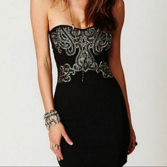 Free people strapless bodycon dress - XS - Picture 2 of 4